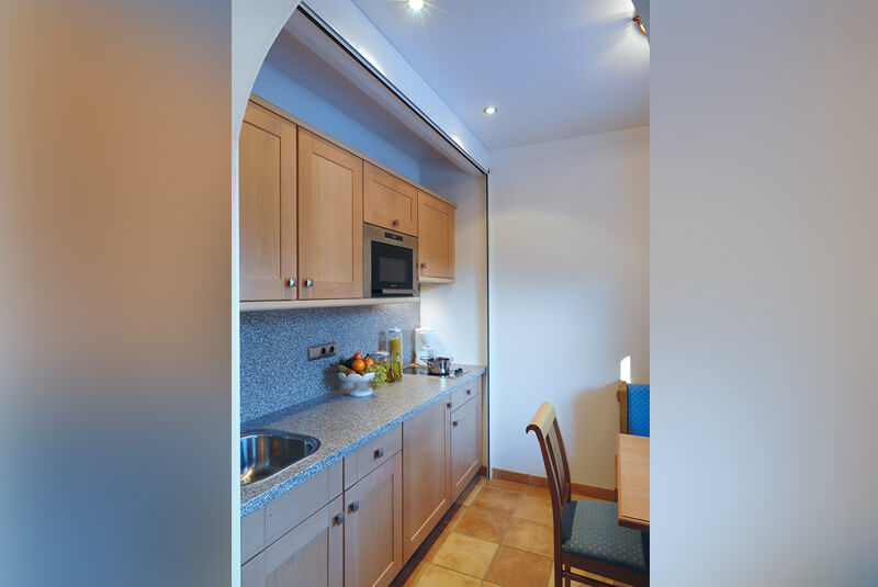 Kitchenette of holiday flat A - Hotel Hubertushof