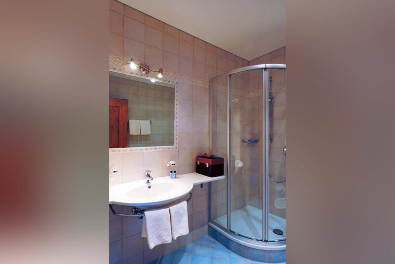 Bathroom of holiday flat A - Hotel Hubertushof