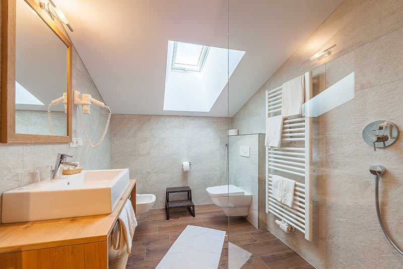 Bagno Comfort Superior - Hotel Hubertushof