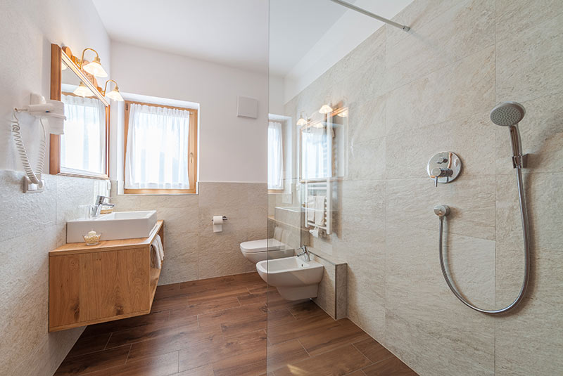 Ampio bagno Comfort Superior - Hotel Hubertushof